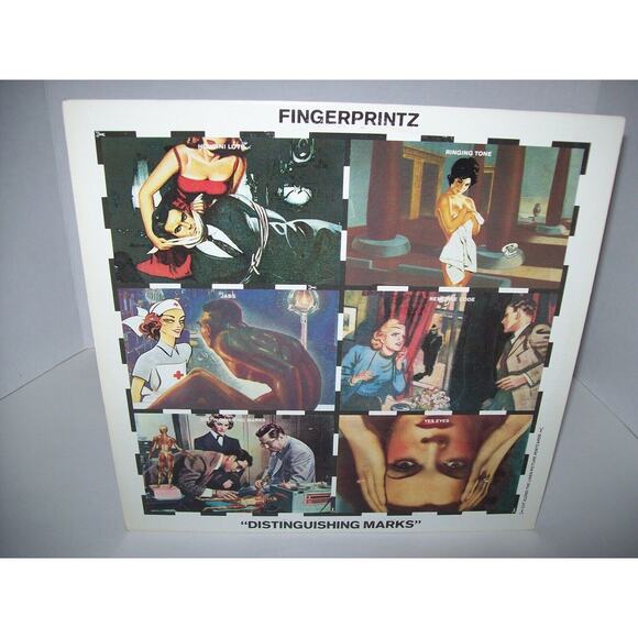 Fingerprintz Distinguishing Marks Vinyl LP Record 1980 New Wave Canada Near Mint - Picture 7 of 7